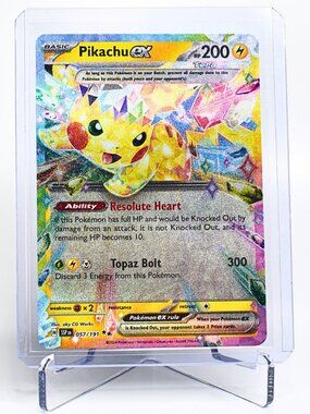 Pokemon TCG Pikachu EX Surging Sparks 057/191 NM